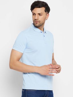 98 Degree North - Blue 98 Degree North Men's Polo T-Shirt