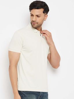 98 Degree North - Off White 98 Degree North Men's Polo T-Shirt