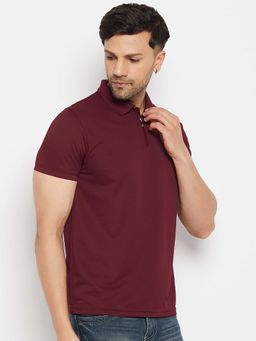 98 Degree North - Burgundy 98 Degree North Men's Polo T-Shirt
