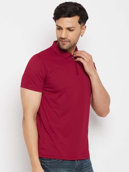 98 Degree North - Maroon 98 Degree North Men's Polo T-Shirt