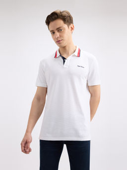 Pepe Jeans - Men's White Collar Polo T-Shirt