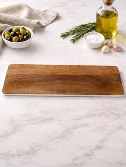 Manor House - White Border Linear Chopping Board Cum Server