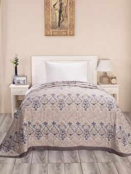 Maspar - Hues Nouveau Tradition Kaleen Global 100 GSM Cotton Neutral Quilted Single Quilt