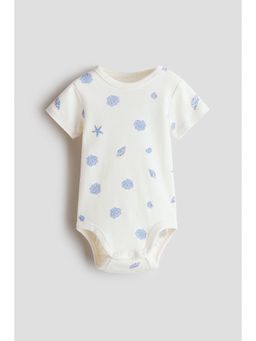 H&M - Kids White Printed Bodysuit