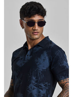 Snitch - Sleek Rectangle Black Sunglasses