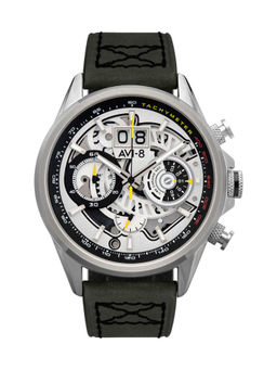 AVI-8 - Hawker Harrier Chronograph Date Quartz Dial Color Silver Men Wtach - AV-4065-01