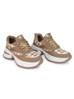Alberto Torresi - Trendy Beige Chunky Sneakers