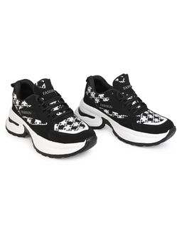 Alberto Torresi - Trendy Black Chunky Sneakers