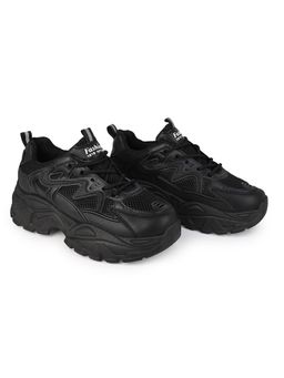 Alberto Torresi - Trendy Black Chunky Sneakers