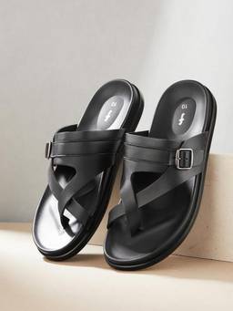 Fabindia - Black Leather Sandals