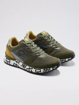 LOTTO - Tokyo Ginza Dark Olive Sneakers