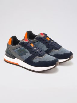 LOTTO - Tokyo Ginza Camo Navy Blue Sneakers