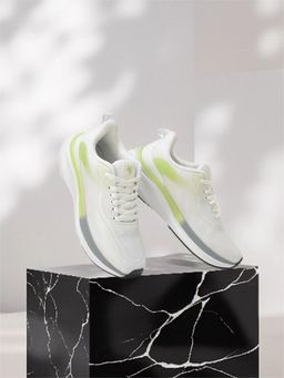 Cantabil - White Lightweight Colorblocked Sneakers