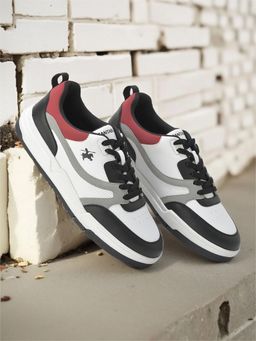 Cantabil - Black Lightweight Colorblocked Casual Sneakers
