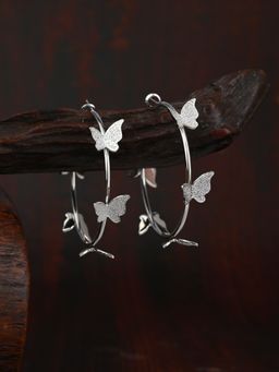 E2O - Silver Hoop Earring for Women