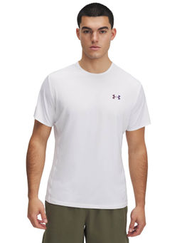 Under Armour - White Men Vanish Elite Vent Short Sleeve T-shirt