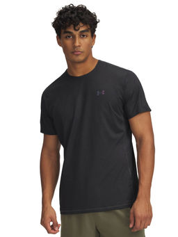 Under Armour - Grey Men Vanish Elite Vent Printed Short Sleeve T-shirt