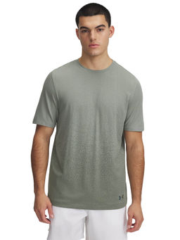 Under Armour - Green Men Vanish Elite Seamless Fade Short Sleeve T-shirt