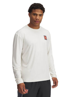 Under Armour - White Men Run 96 Long Sleeve T-shirt