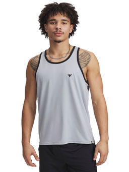 Under Armour - Grey Men Project Rock Mesh Sleeve T-shirtless