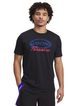 Under Armour - Black Men Project Rock Iron Short Sleeve T-shirt