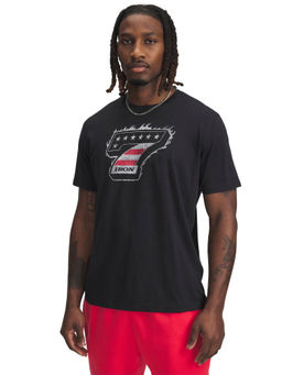 Under Armour - Black Men Project Rock Iron 7 Short Sleeve T-shirt
