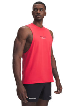 Under Armour - Red Men Project Rock Sleeveless Tank