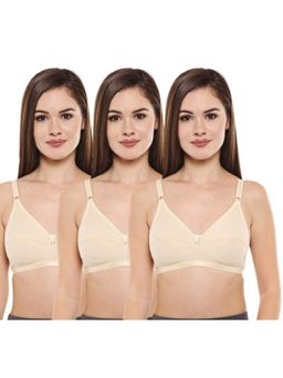 Bodycare - Pack of 3 Premium Perfect Coverage Bra In Skin Colour