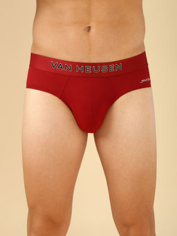 Van Heusen Innerwear - Men Sun Dried Tomato Swift Dry & High Stretch Mesh Briefs