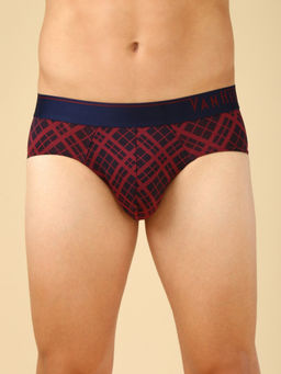 Van Heusen Innerwear - Men Red 4 Way Stretch & Body Defining Fit Briefs (SPP-14)