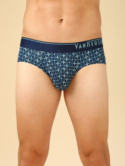 Van Heusen Innerwear - Men Blue 4 Way Stretch & Body Defining Fit Briefs (SPP-20)