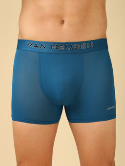 Van Heusen Innerwear - Men Moroccan Blue Swift Dry & High Stretch Mesh Trunks