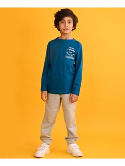 ANTHRILO - Nothing Impossible Boys Long Sleeve T-Shirt Grey Fleece Jogger (Set of 2)