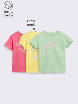Hopscotch - 3-Pack Pure Cotton Printed T-shirts