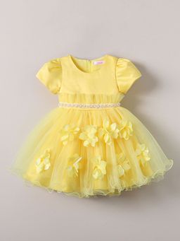 Hopscotch - Embellished Applique Party Dress