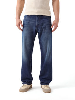 The Bear House - Men'S Blue Casual Regular Fit Denim Jeans