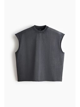 H&M - Men Grey Oversized Fit Boxy Vest Top