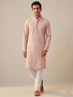 ETHNIC INDIA - Pink Ethnic Motif Printed Kurta