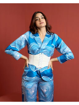 QONA - Women Captain Blazer Blue