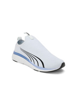 Puma - Softride Pro Echo Fling Sli Mens Off White Blue Running Shoes