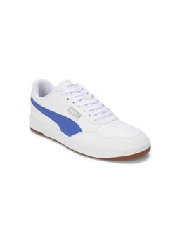 Puma - Court Ultra Lite Unisex Off White Blue Sneakers