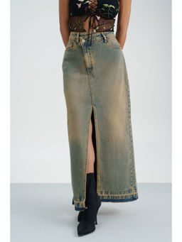 FREAKINS - Terracotta Maxi Skirt