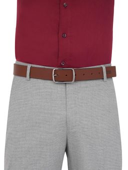Aeropostale - Men Leather Belt Woodbridge - Tan