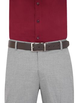 Aeropostale - Men Reversible Leather Belt Germantown - Brown & Navy Blue