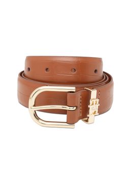 Tommy Hilfiger - Women Leather Belt Gracee - Tan