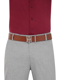 Tommy Hilfiger - Men Reversible Leather Belt Canoa - Tan & Black