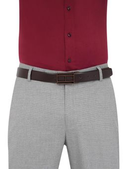 Tommy Hilfiger - Men Reversible Leather Belt Clapham - Brown & Black