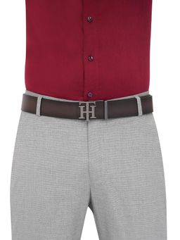 Tommy Hilfiger - Men Reversible Leather Belt Offaly - Brown & Black