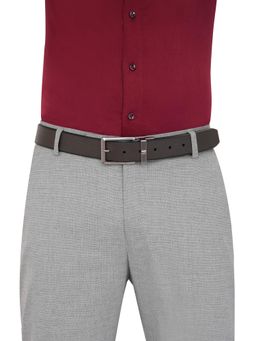 Tommy Hilfiger - Men Reversible Leather Belt Brooklet - Brown & Tan
