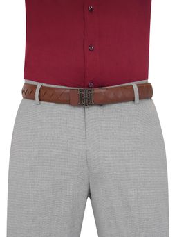 Tommy Hilfiger - Men Webbing Belt Buford - Tan
